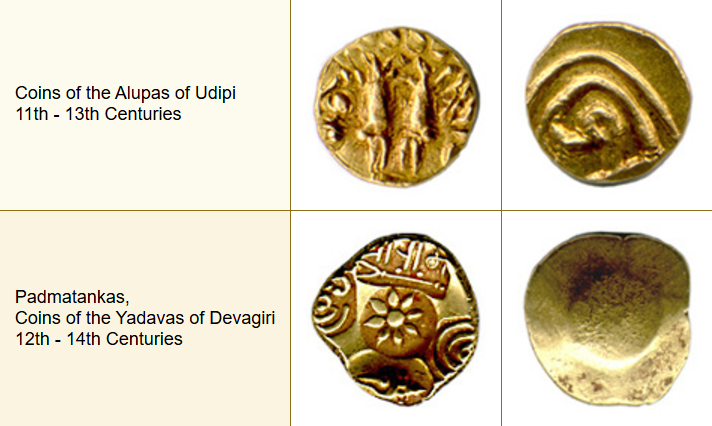 Coins_of_Alupas _of _Udupi and Yadavas _of _Devagiri